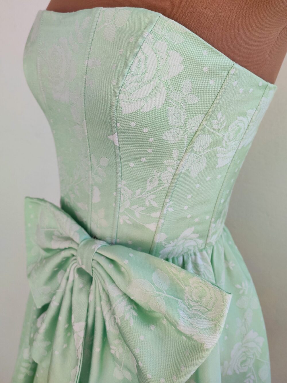 'Muffin' Dress in Light Green - XS-S (Ready to Ship) - Image 6