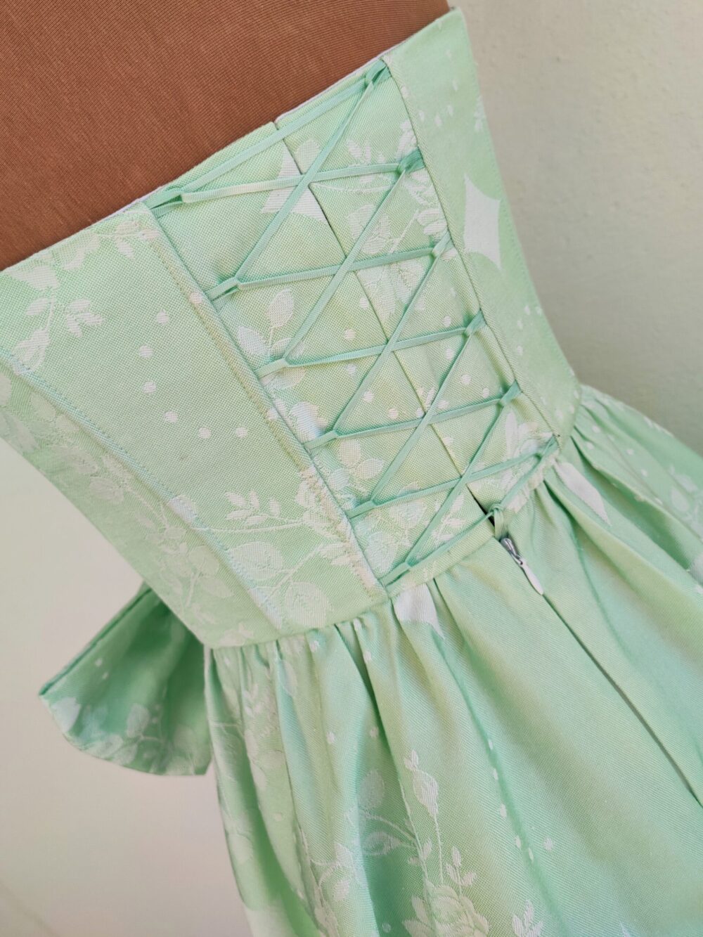 'Muffin' Dress in Light Green - XS-S (Ready to Ship) - Image 4