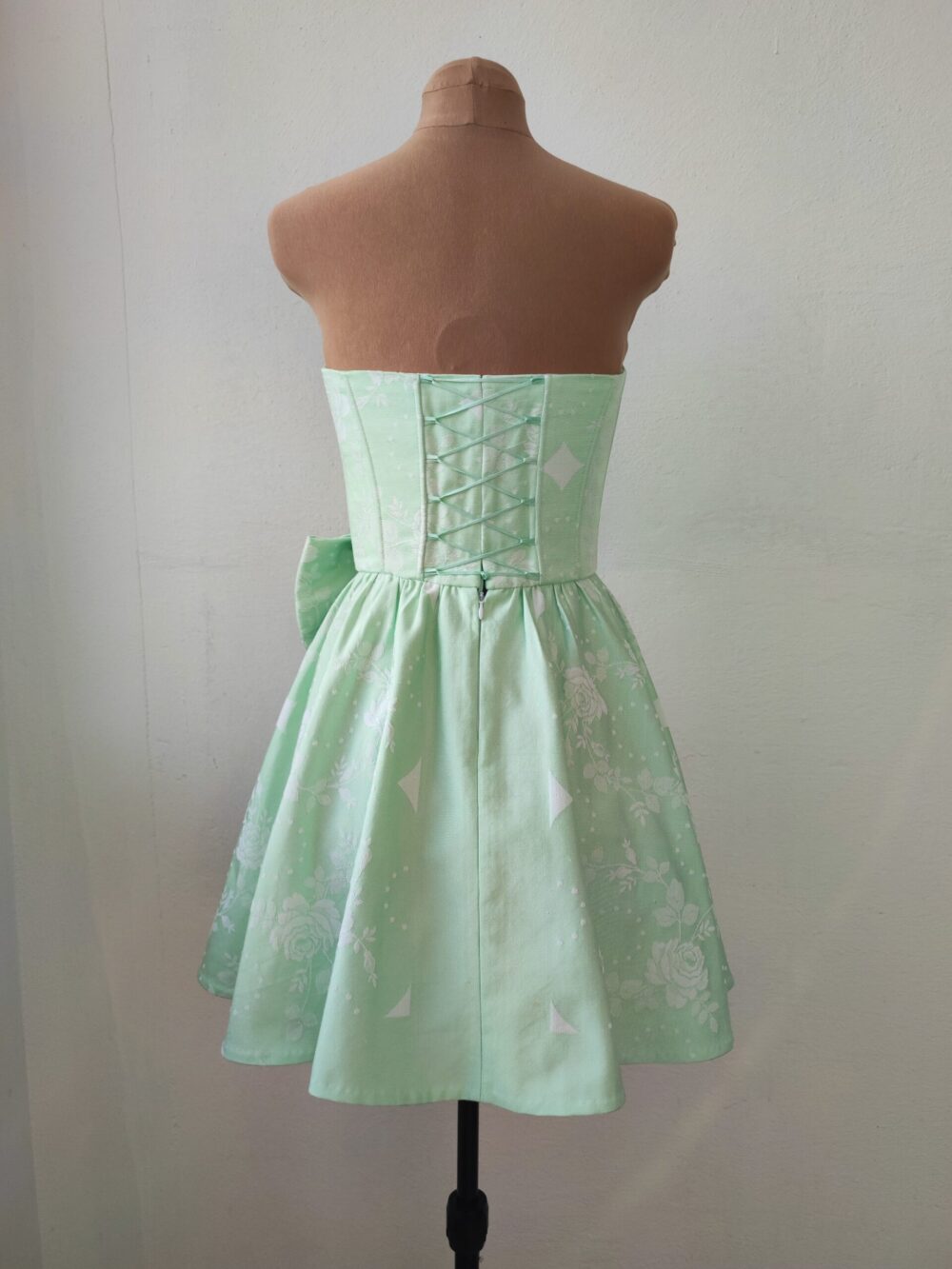 'Muffin' Dress in Light Green - XS-S (Ready to Ship) - Image 3