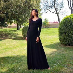 Modal Black Maxi Dress - Pre-Order