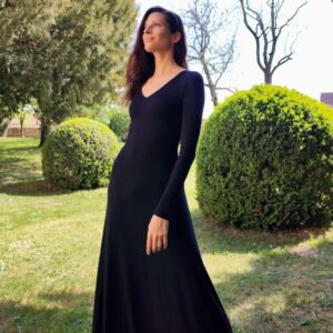 Modal Black Maxi Dress - Pre-Order